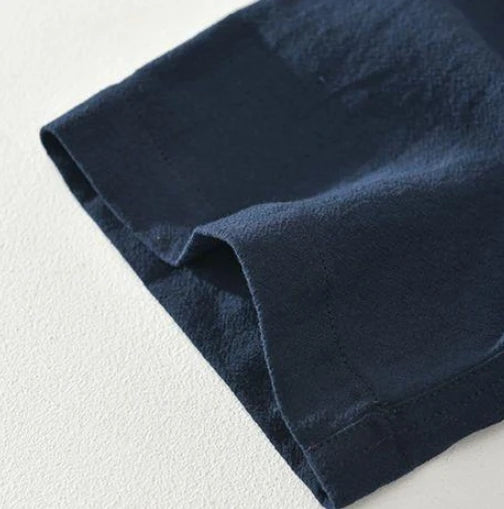 M-4XL  Summer Cotton and Linen Shirt Short Sleeved Thin and Loose Fitting Top Retro Chinese Style Casual Cotton and Linen Shirt