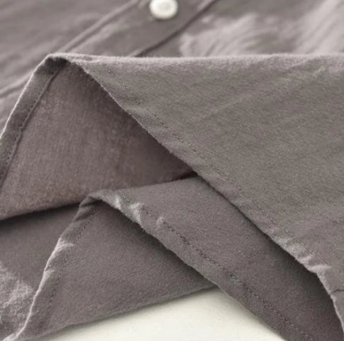 M-4XL  Summer Cotton and Linen Shirt Short Sleeved Thin and Loose Fitting Top Retro Chinese Style Casual Cotton and Linen Shirt