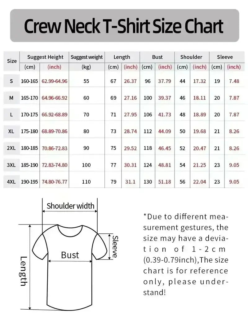 European Trendy Brand Short-sleeved T-shirt Men's Summer Round Neck Loose T-shirt Couple's Casual Printed Trendy Versatile Top