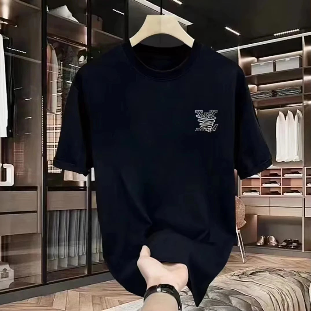 2025 Summer Streetwear New T-shirt Fashion Unisex Oversized Round Neck Graphic T-shirt Men's and Women's Casual Tops