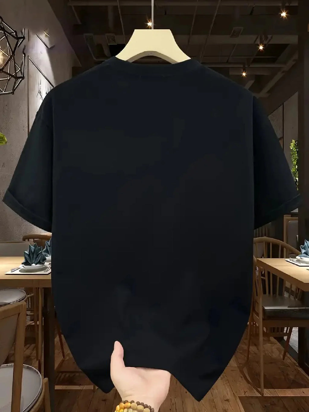 “Men’s 100% pure cotton loose breathable casual fashion letter-print short-sleeve crew neck T-shirt top.”